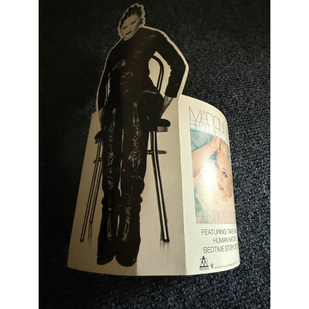Vintage 1995 Madonna Bedtime Stories Promotional Record Store Standee Maverick